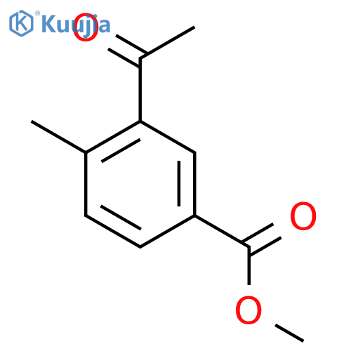 Methyl 3-acetyl-4-Methylbenzoate structure
