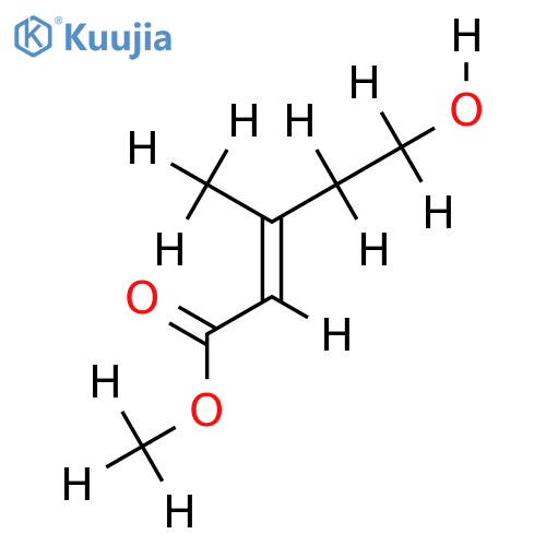 Me ester-(E)-5-Hydroxy-3-methyl-2-pentenoic acid structure