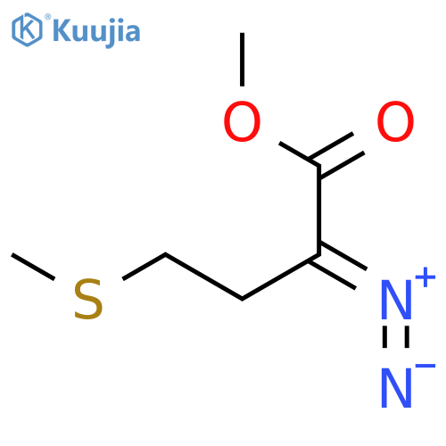 BUTANOIC ACID, 2-DIAZO-4-(METHYLTHIO)-, METHYL ESTER structure