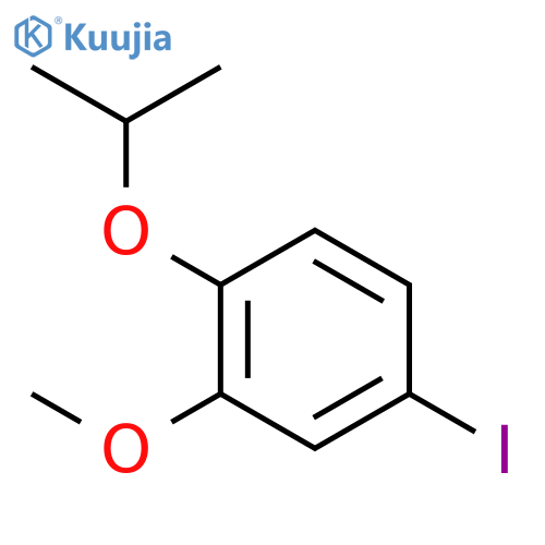 Benzene, 4-iodo-2-methoxy-1-(1-methylethoxy)- structure