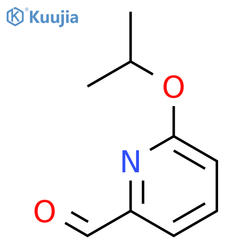 6-(propan-2-yloxy)pyridine-2-carbaldehyde structure