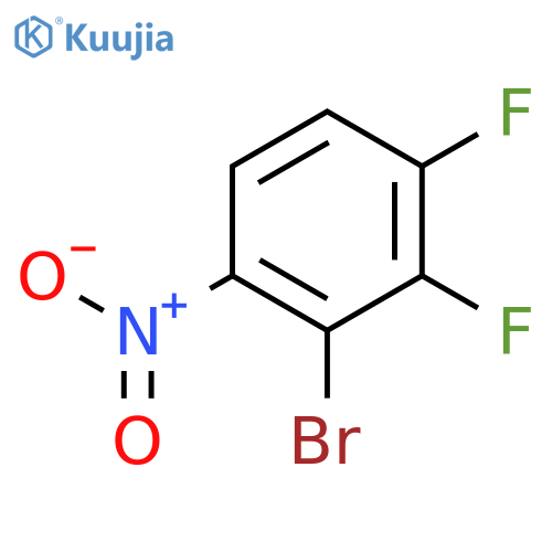 2-Bromo-3,4-difluoro-1-nitrobenzene structure