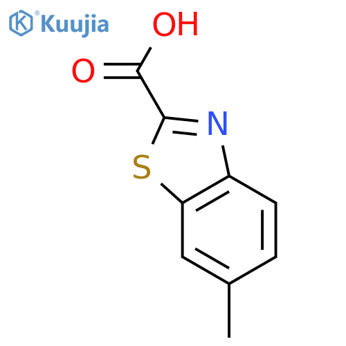 6-methyl-1,3-benzothiazole-2-carboxylic acid structure