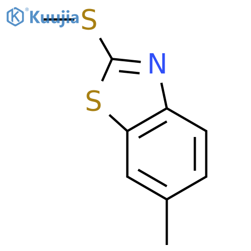 Benzothiazole,6-methyl-2-(methylthio)- structure