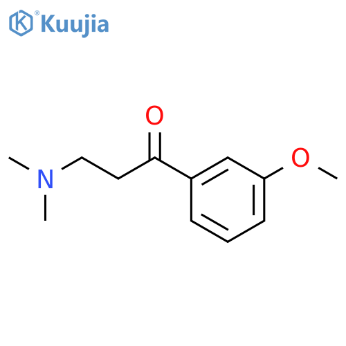 3-Dimethylamino-1-(3-methoxyphenyl)propan-1-one structure