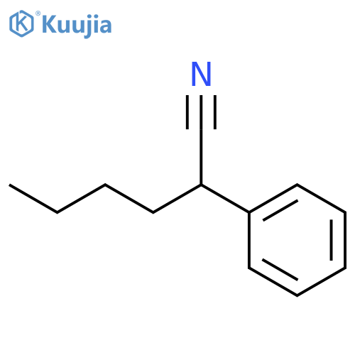 2-Phenylhexanenitrile structure