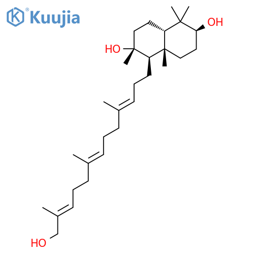 (1R,2R,4As,6S,8aS)-1-[(3E,7E,11E)-13-hydroxy-4,8,12-trimethyltrideca-3,7,11-trienyl]-2,5,5,8a-tetramethyl-3,4,4a,6,7,8-hexahydro-1H-naphthalene-2,6-diol structure