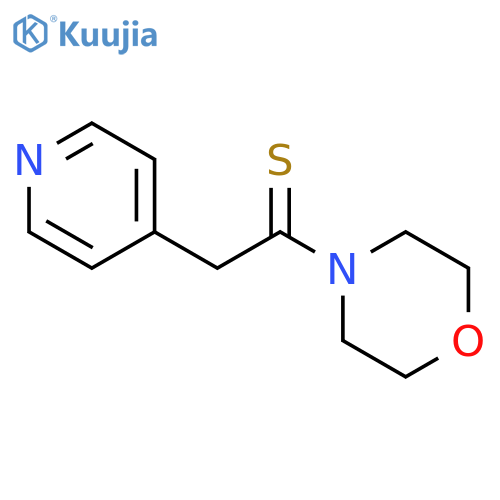 Ethanethione,1-(4-morpholinyl)-2-(4-pyridinyl)- structure