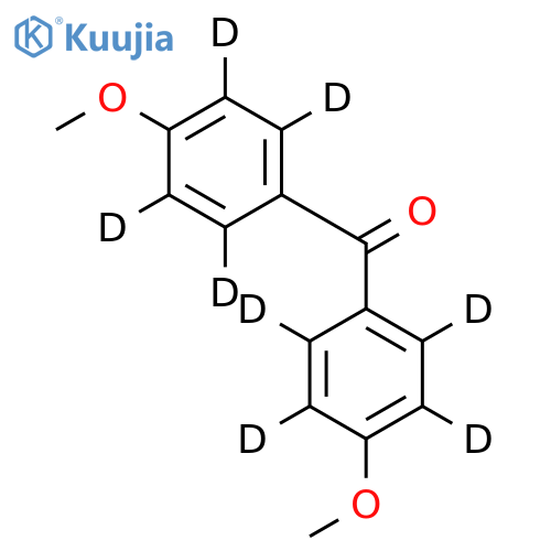4,4'-Dimethoxybenzophenone-d8 (rings-d8) structure