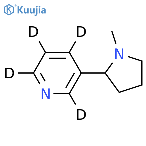 rac-Nicotine-d4 structure