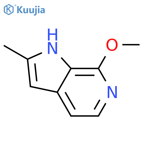 2-Methyl-7-methoxy-6-azaindole structure