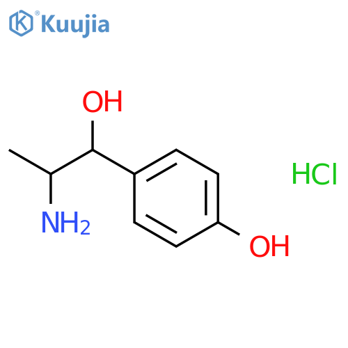 4-Hydroxynorephedrine Hydrochloride (Mixture of Diastereomers) structure