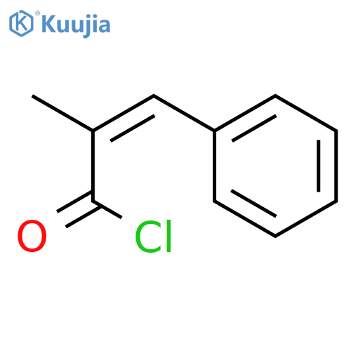 2-Propenoyl chloride,2-methyl-3-phenyl- structure