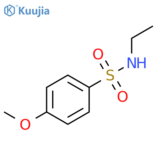 N-ethyl-4-methoxybenzene-1-sulfonamide structure