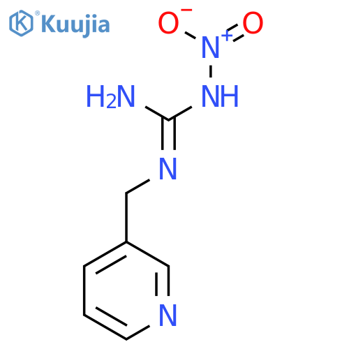1-nitro-2-(pyridin-3-ylmethyl)guanidine structure