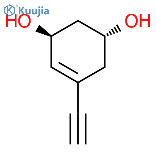 4-Cyclohexene-1,3-diol, 5-ethynyl-, (1R,3S)- (9CI) structure