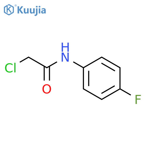 2-chloro-N-(4-fluorophenyl)acetamide structure