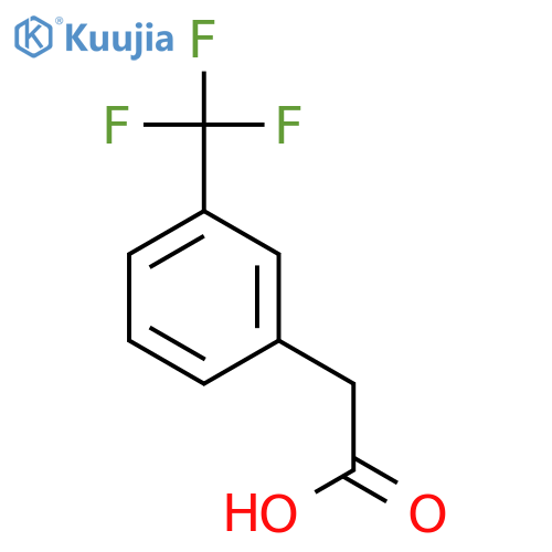 m-(Trifluoromethyl)phenylacetic acid structure