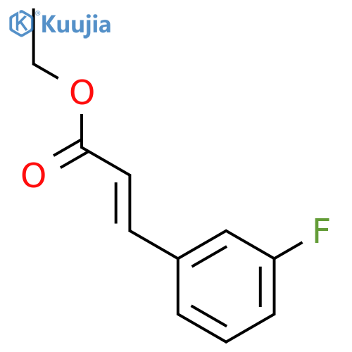 2-Propenoic acid,3-(3-fluorophenyl)-, ethyl ester structure