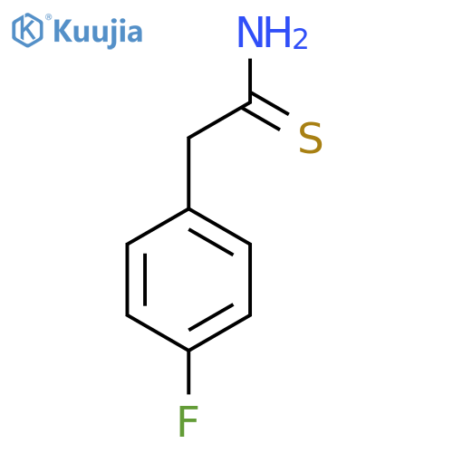 2-(4-Fluorophenyl)ethanethioamide structure