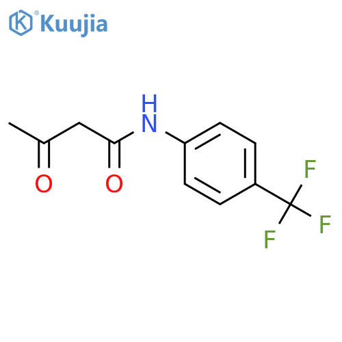 3-Oxo-N-(4-trifluoromethylphenyl)butyramide structure