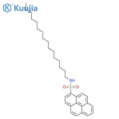 N-hexadecyl-1-pyrenesulfonamide structure