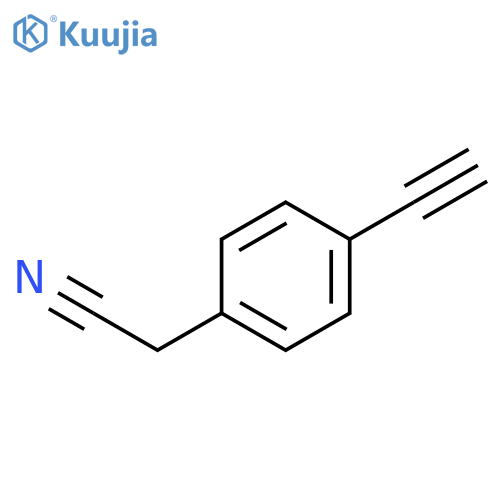 4-Ethynylphenylacetonitrile structure