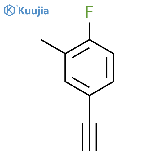 4-ethynyl-1-fluoro-2-methylbenzene structure