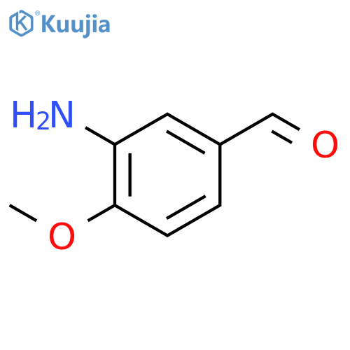 3-Amino-4-methoxybenzaldehyde structure