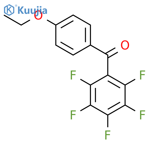 Methanone,(4-ethoxyphenyl)(pentafluorophenyl)- (9CI) structure