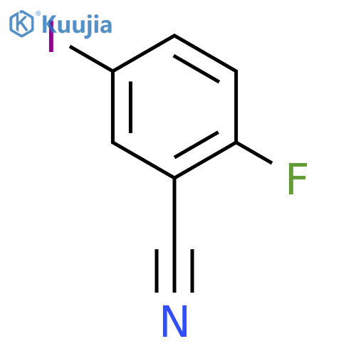 2-Fluoro-5-iodobenzonitrile structure