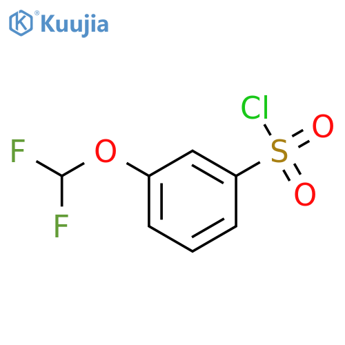 3-(Difluoromethoxy)benzene-1-sulfonyl chloride structure