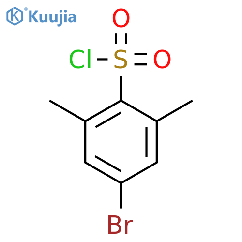 4-bromo-2,6-dimethyl-benzenesulfonyl chloride structure