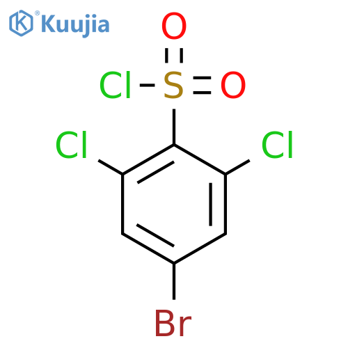 4-Bromo-2,6-dichlorobenzene-1-sulfonyl chloride structure