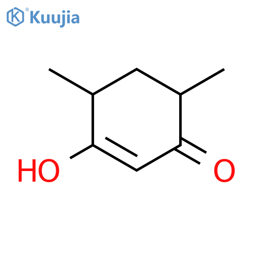 2-Cyclohexen-1-one, 3-hydroxy-4,6-dimethyl- (9CI) structure