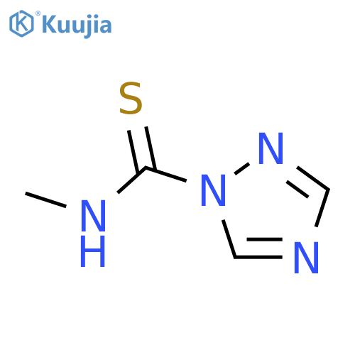 1H-1,2,4-Triazole-1-carbothioamide,N-methyl- structure