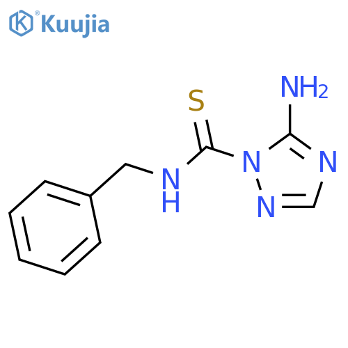 1H-1,2,4-Triazole-1-carbothioamide,5-amino-N-(phenylmethyl)- structure