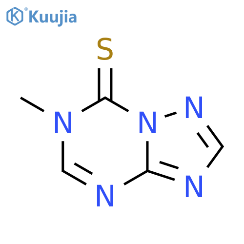 6-methyl[1,2,4]triazolo[1,5-a][1,3,5]triazine-7(6H)-thione structure