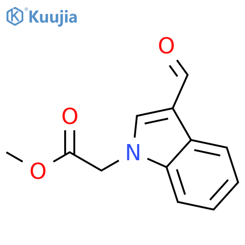 Methyl (3-Formyl-1H-indol-1-yl)acetate structure