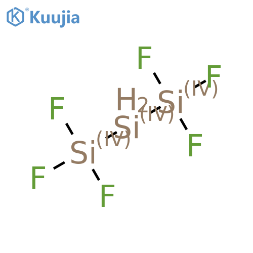 Trifluoro(trifluorosilylsilyl)silane structure