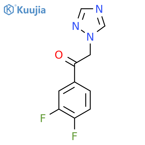 1-(3,4-Difluoro-phenyl)-2-[1,2,4]triazol-1-yl-ethanone structure