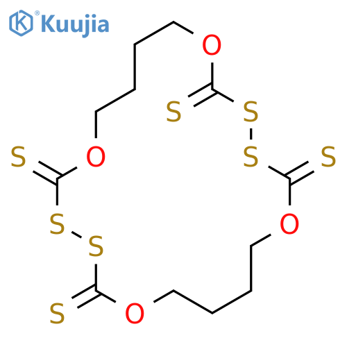 1,6,11,16-Tetraoxa-3,4,13,14-tetrathiacycloeicosane-2,5,12,15-tetrathione structure