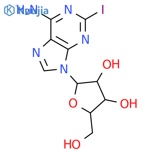 2-Iodo Adenosine structure