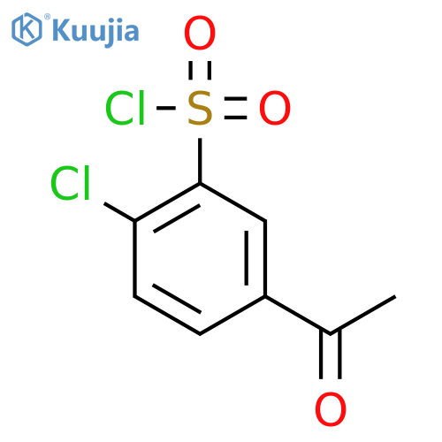 5-Acetyl-2-Chlorobenzene-1-Sulfonyl Chloride structure