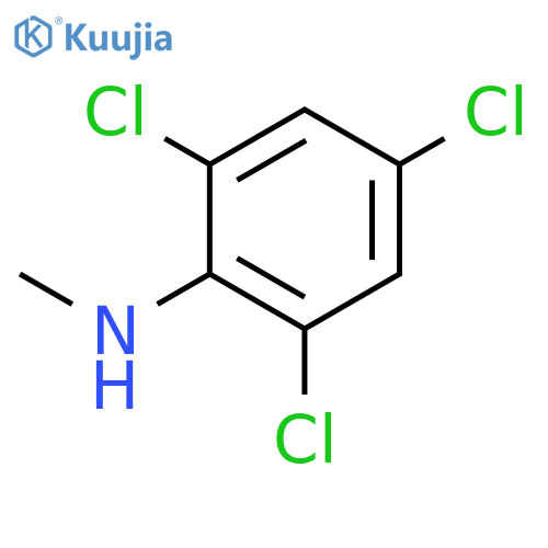 2,4,6-trichloro-N-methylaniline structure