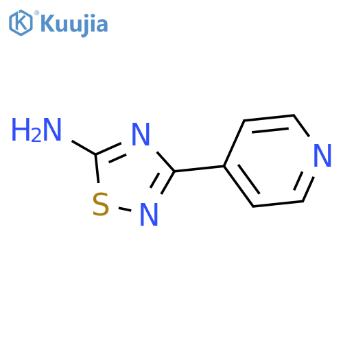 3-(pyridin-4-yl)-1,2,4-thiadiazol-5-amine structure