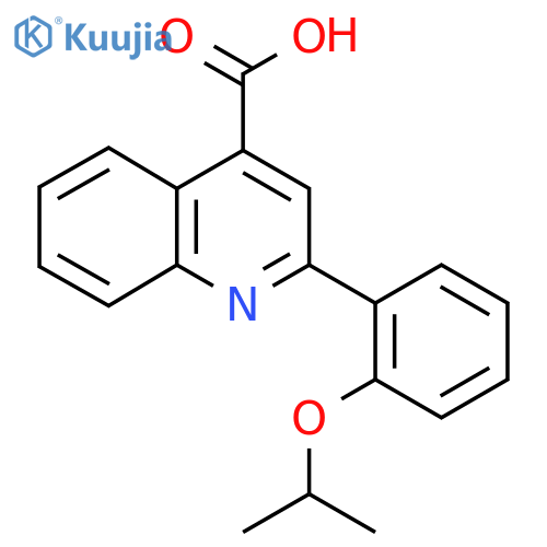 2-(2-Isopropoxyphenyl)quinoline-4-carboxylic acid structure