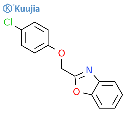 Benzoxazole, 2-[(4-chlorophenoxy)methyl]- structure