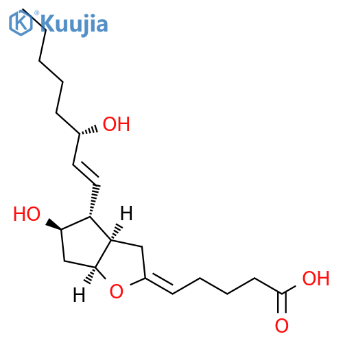 5-(2Z,3aR,4R,5R,6aS)-5-hydroxy-4-(1E,3S)-3-hydroxyoct-1-en-1-yl-hexahydro-2H-cyclopentabfuran-2-ylidenepentanoic acid structure