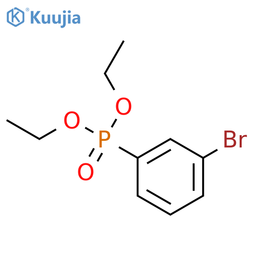 Phosphonic acid,P-(3-bromophenyl)-, diethyl ester structure